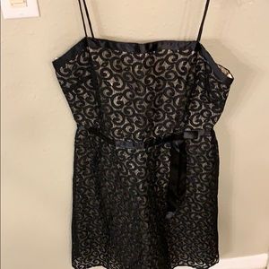 Lace black dress